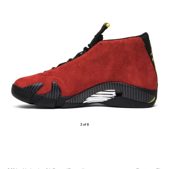 2014 Jordan 14 Retro Challenge Red “Ferrari”, Size 9 - Picture 3 of 16